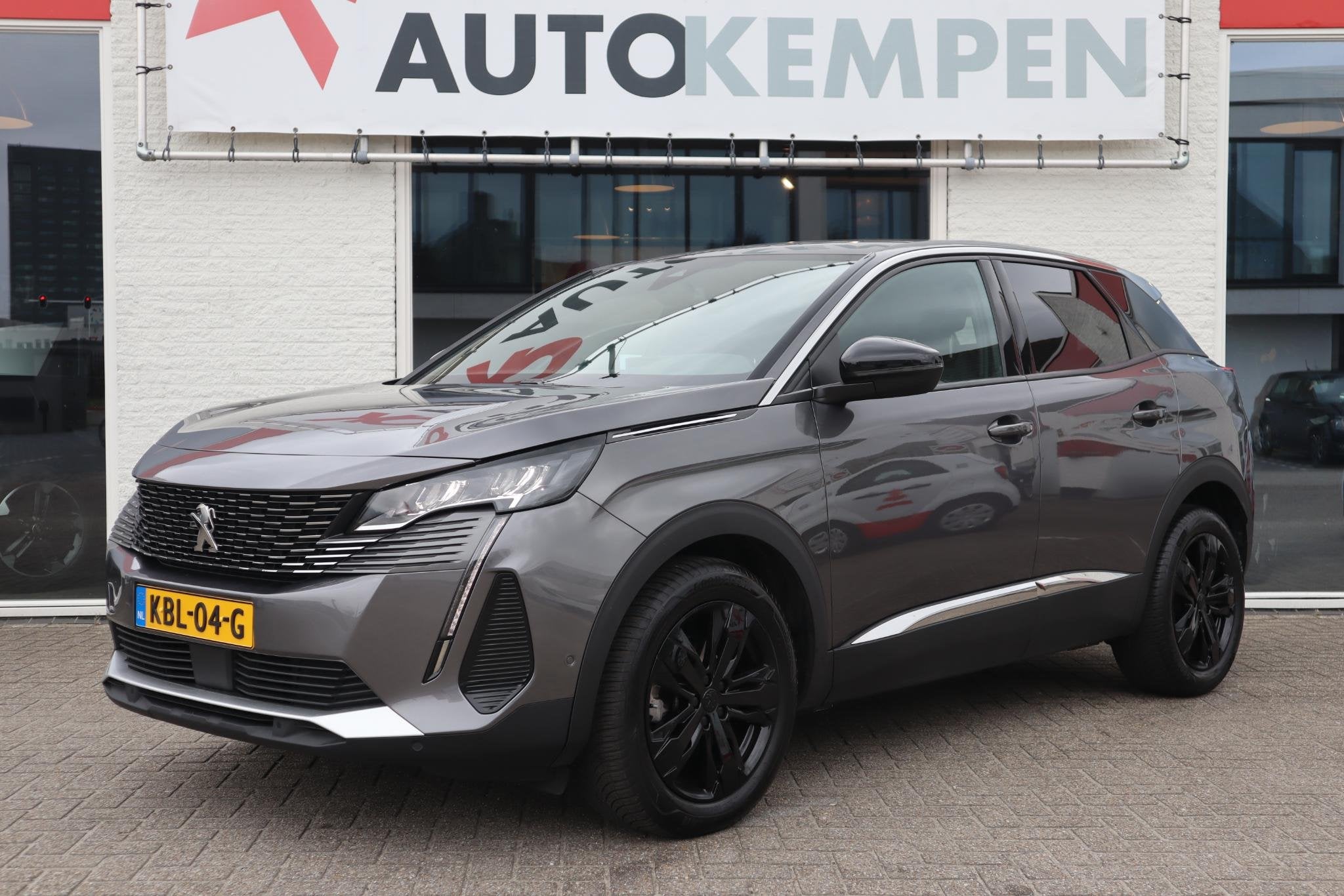 Peugeot 3008 1.2 PT ALLURE PACK BUSINESS 360 CAMERA|APPLE CA, Gebruikt, 1199 cc, Leder en Stof, 690 kg
