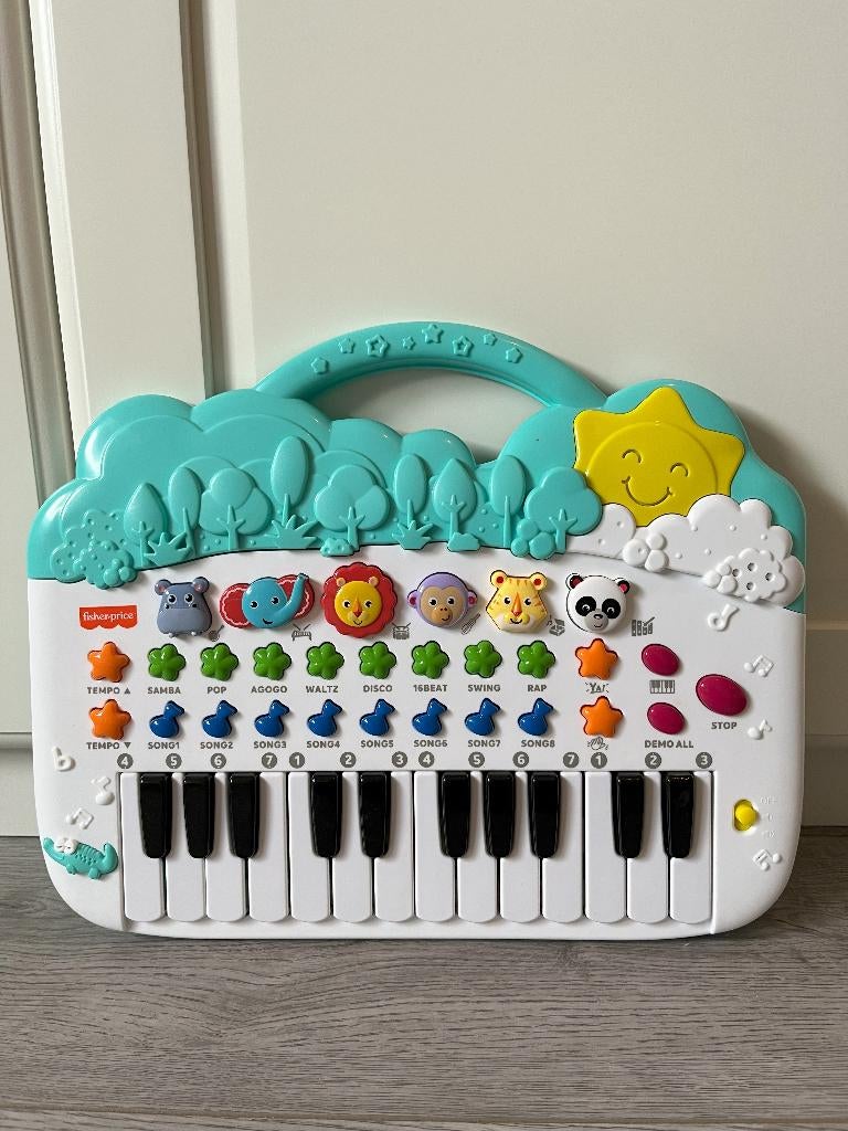 Fisher-Price Dierenpiano, Ophalen of Verzenden, Zo goed als nieuw, Overige typen, Met geluid