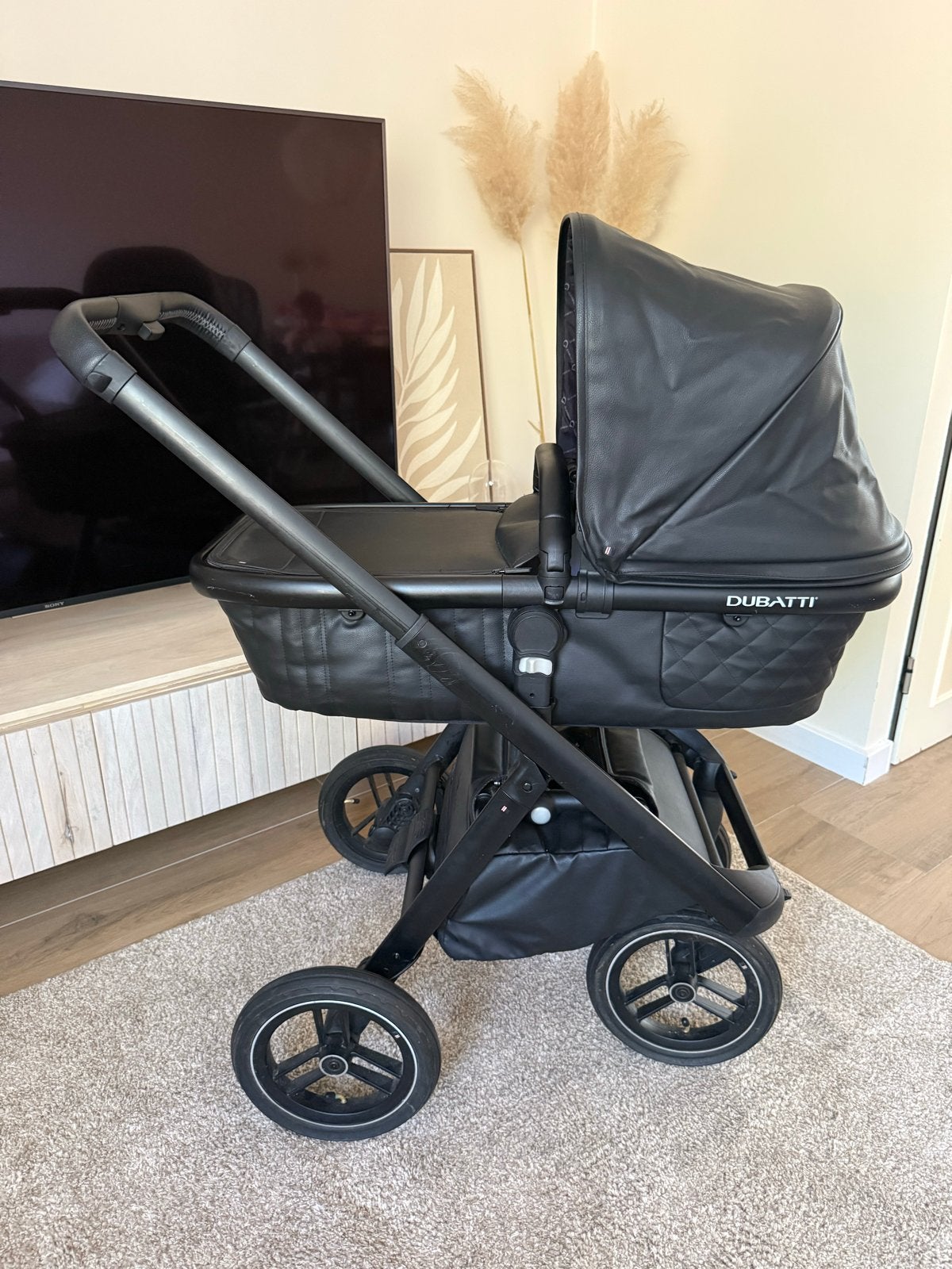Zeer nette Dubatti kinderwagen met alle accessoires, Kinderen en Baby's, Kinderwagens en Combinaties, Gebruikt, Met reiswieg, Ophalen
