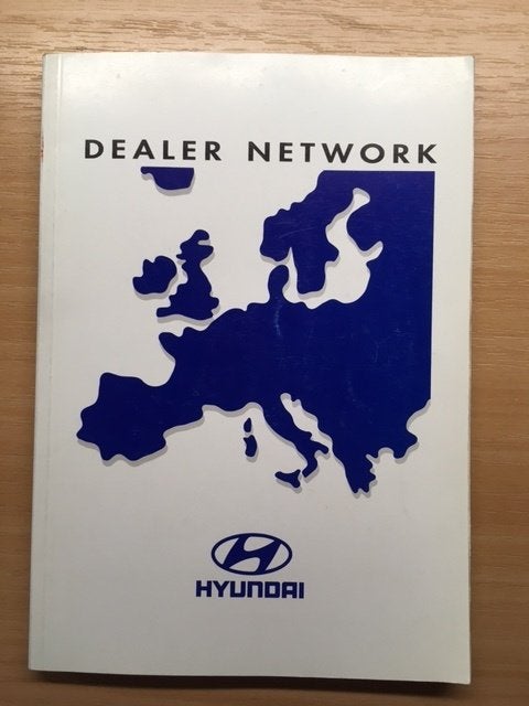 Hyundai Dealer Netwerk Boekje 1998, Auto diversen, Handleidingen en Instructieboekjes, Ophalen of Verzenden