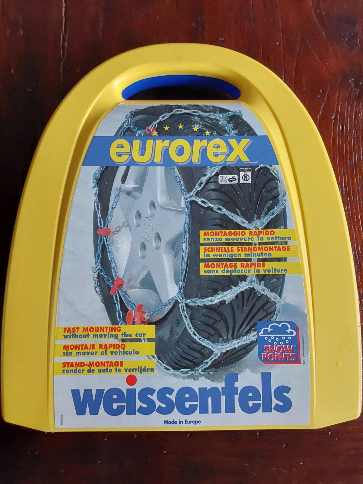 Sneeuwkettingen - Eurotex - Weissenfels, Ophalen, Nieuw