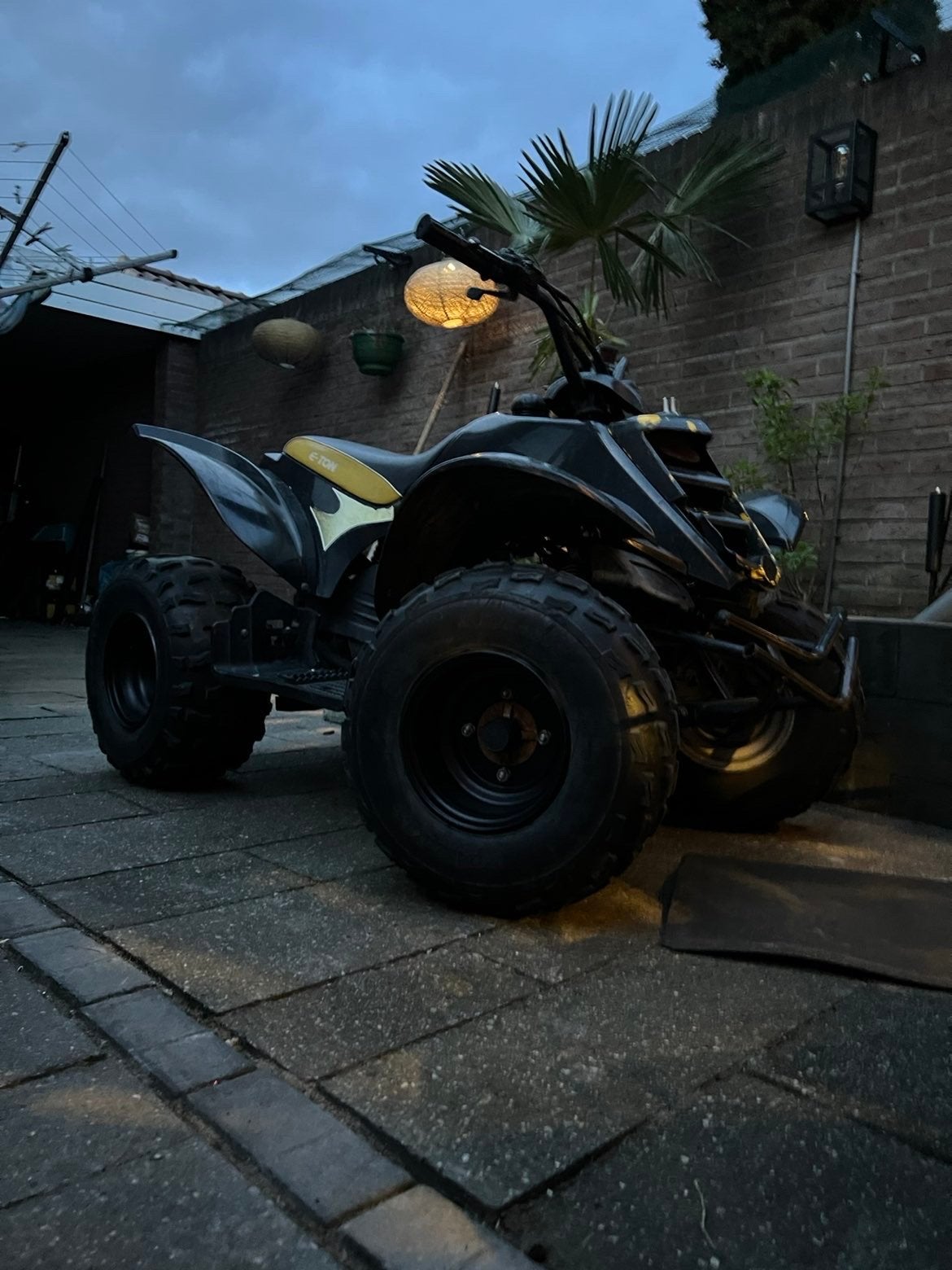 E Ton Viper 90 Quad - ruilen voor een goede tomos kan ook, Ophalen