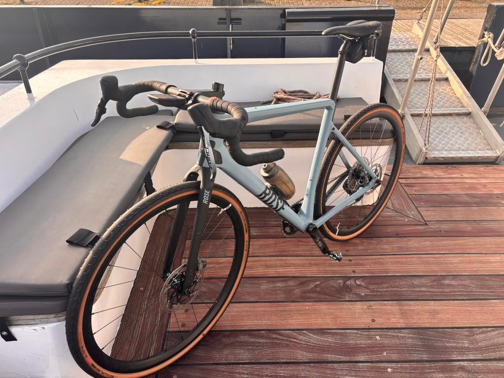 Rose Backroad Sram Force Axs Gravelbike 59/L, Carbon, Zo goed als nieuw, 57 tot 61 cm, Meer dan 20 versnellingen