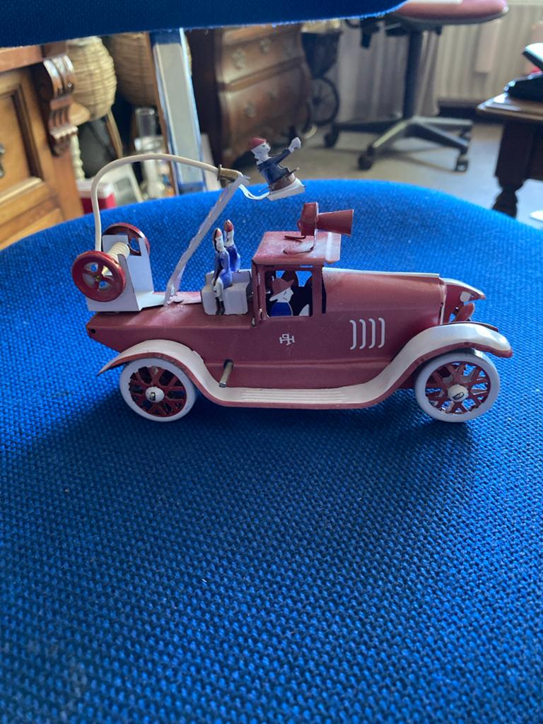 Set vintage brandweerauto's: DelPrado, Schuco bus, Ophalen, Zo goed als nieuw, Auto's