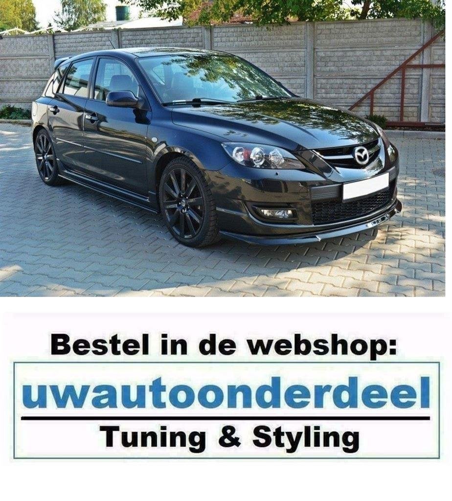 Maxton Design Spoiler Lip Splitter Voor Mazda 3 MPS MK1