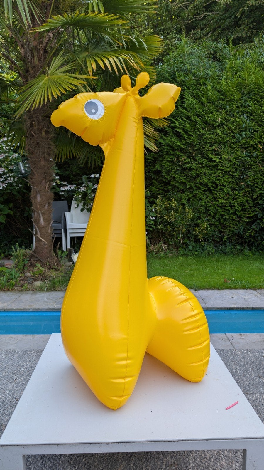 Retro Toys opblaas speelgoed Raffa the Giraffe -, Ophalen of Verzenden, Zo goed als nieuw