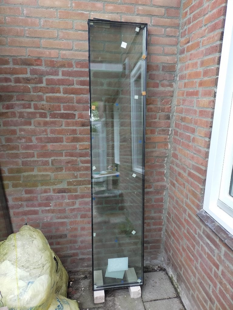2 stuks ruiten HR++ 2017x416 NIEUW, Ophalen, Minder dan 80 cm, Nieuw, 160 cm of meer