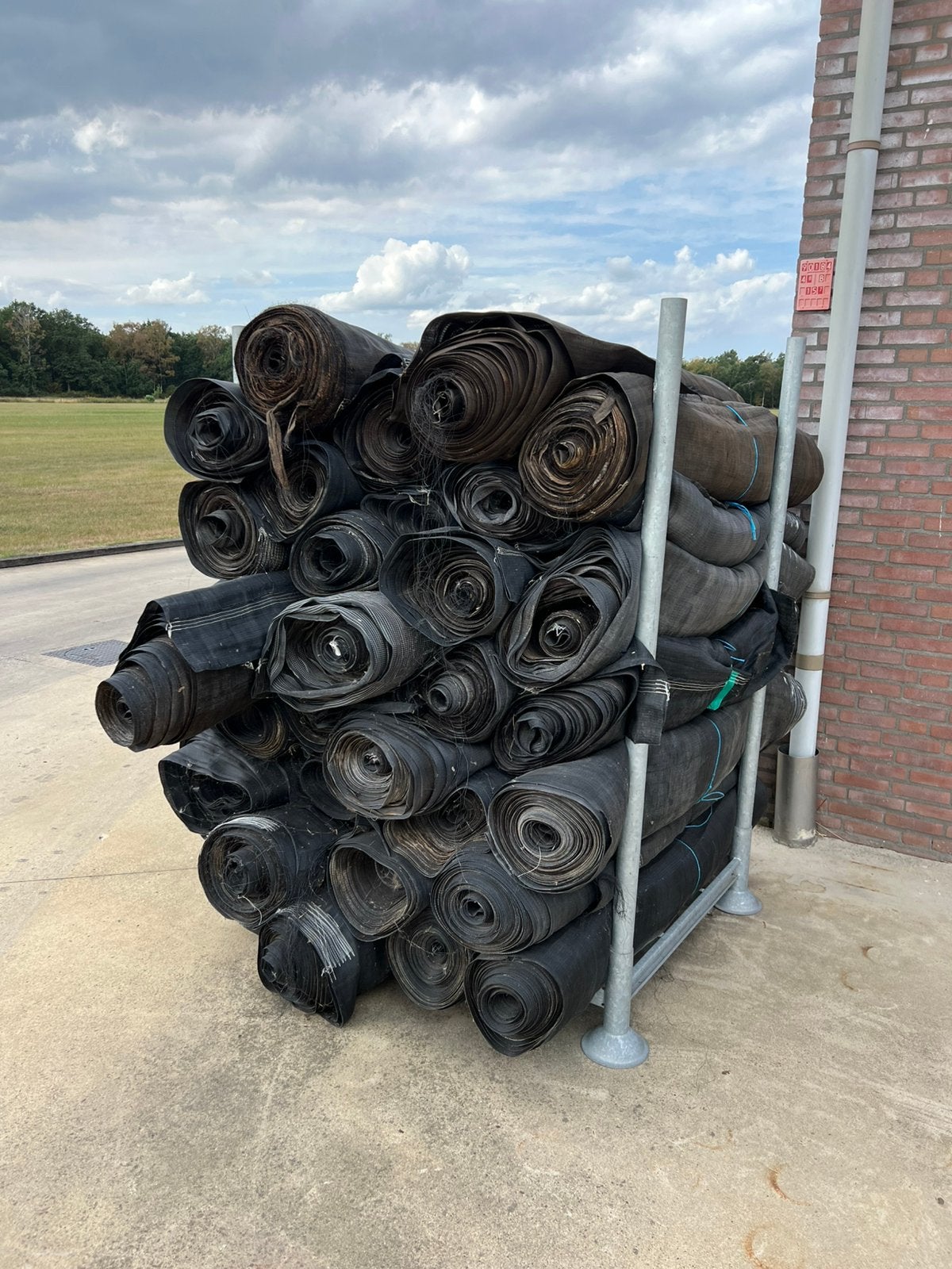 Worteldoek op rol te koop, Tuin en Terras, Tuinbeelden, Ophalen, Gebruikt, Kunststof