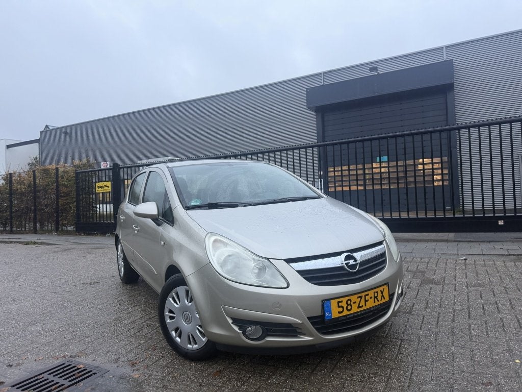 Opel Corsa 1.2-16V Enjoy Clima 1Ste Eigenaar 2008, Gebruikt, 4 cilinders, 1229 cc, Origineel Nederlands