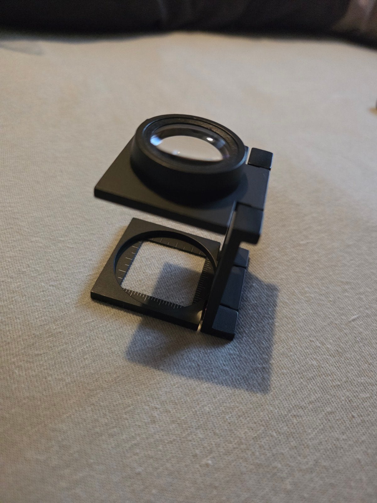 Opvouwbaar vergrootglas met etui - PB5049, Ophalen of Verzenden, Zo goed als nieuw, Vergrootglas of Loep