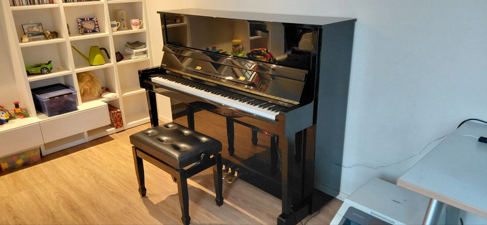 Kawai K-30 AT Anytime Piano - Zwart Hoogglans, Muziek en Instrumenten, Ophalen, Zwart, Zo goed als nieuw, Piano