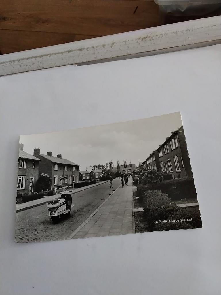 DE KRIM. DORPSGEZICHT, Verzamelen, Ansichtkaarten | Nederland, Ophalen of Verzenden, Voor 1920, Zuid-Holland