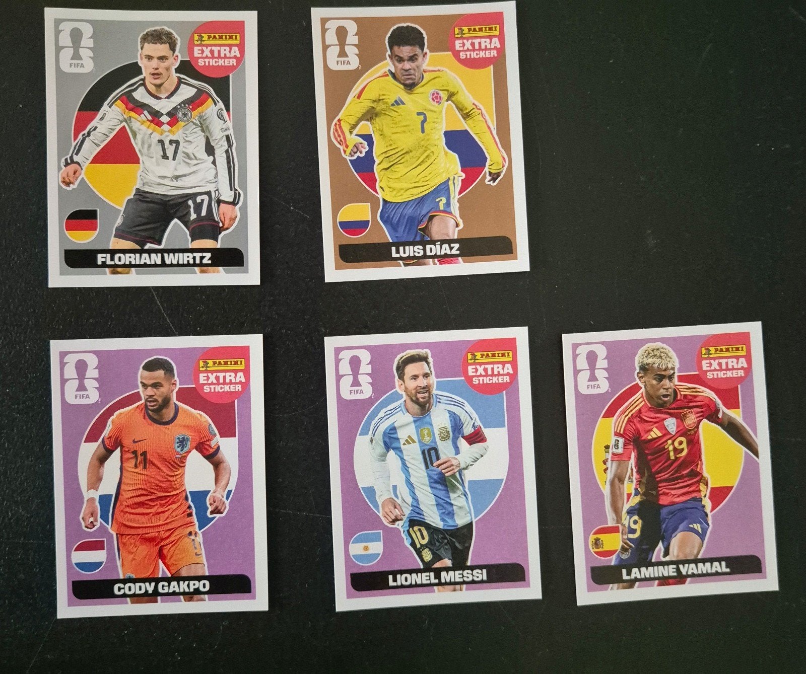 Panini Worldcup 2026 extra stickers Messi / Yamal, Ophalen of Verzenden, Meerdere stickers