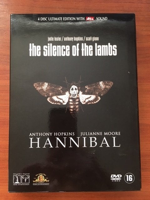 DVD: Hannibal Lecter: Silence of the Lambs en Hannibal, Vanaf 16 jaar, Ophalen of Verzenden, Zo goed als nieuw, Actiethriller