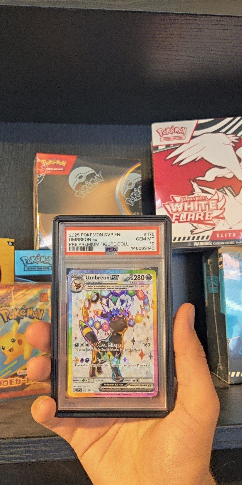 Umbreon ex PSA 10, Ophalen of Verzenden, Nieuw, Losse kaart