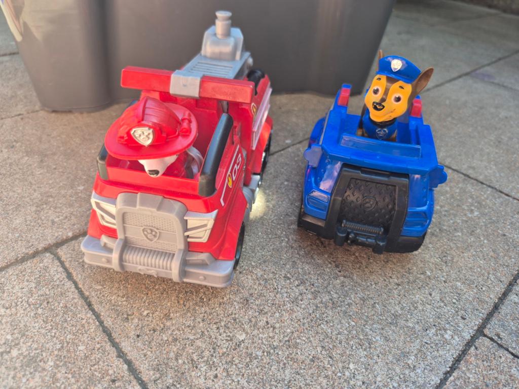 Paw Patrol Marshall en Chase, Ophalen of Verzenden
