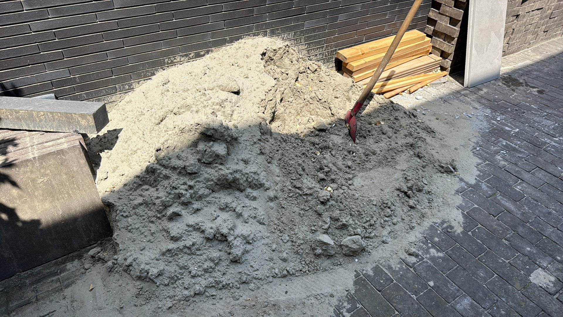 Gratis ophoog zand ongeveer 1/2 kuub, Tuin en Terras, Zand, Ophalen, Gebruikt, Overige typen