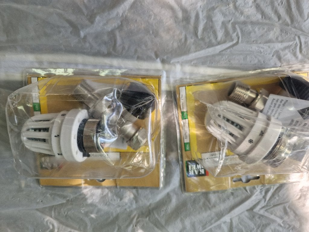 2 stuks radiator thermostaatkraan, Ophalen of Verzenden, Nieuw
