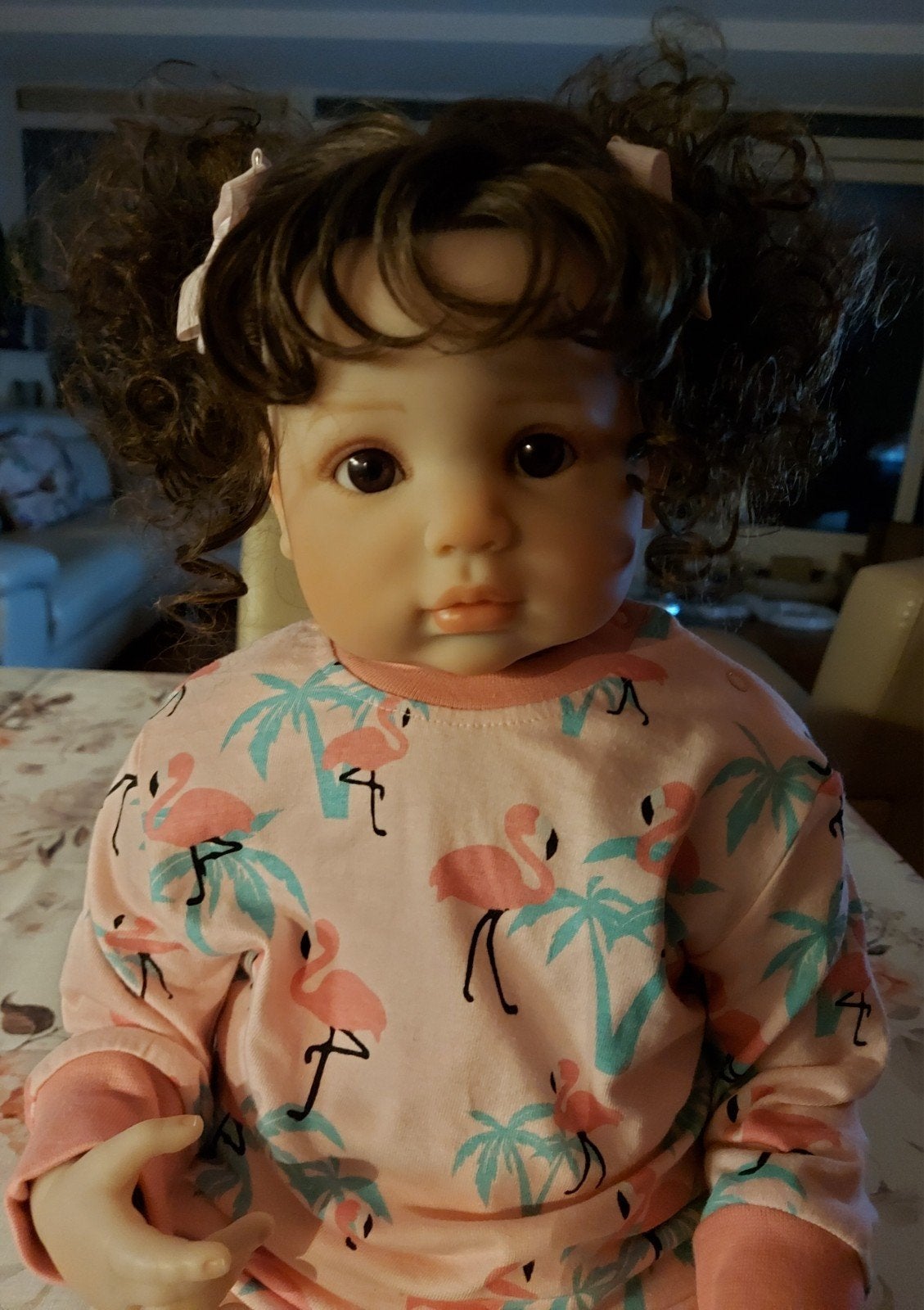 Grote Reborn Baby Totler, Verzamelen, Poppen, Ophalen of Verzenden, Zo goed als nieuw, Babypop