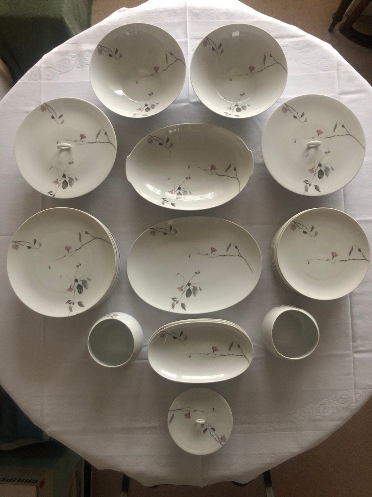 Prachtig Mid-Century Servies Rosenthal Continental “Quince”, Ophalen, Zo goed als nieuw, Bord(en), Overige stijlen