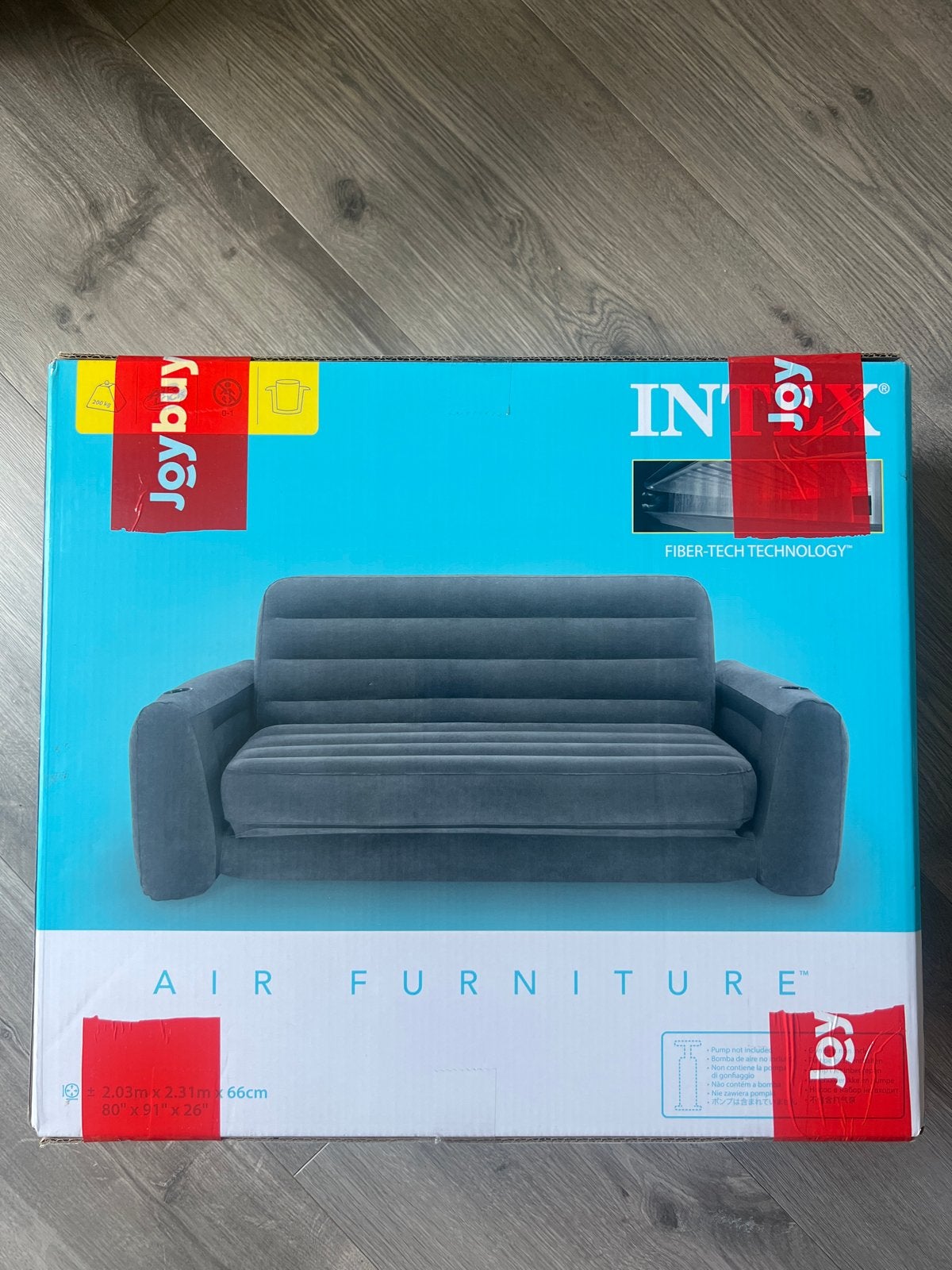 Nieuwe Intex opblaasbare bank - Air Furniture, Kunststof, 100 tot 125 cm, Ophalen of Verzenden, Rechte bank