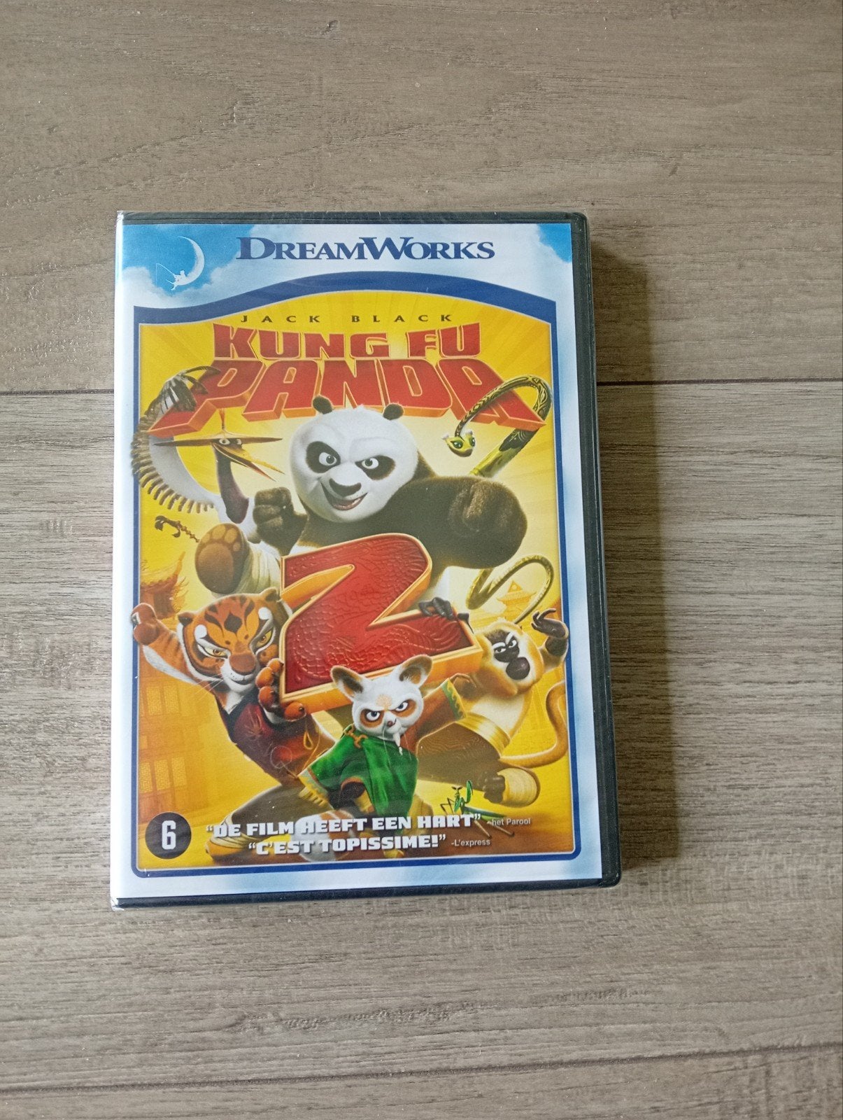 Kung Fu Panda Deel 2 dvd Nieuw in de Verpakking., Tekenfilm, Nieuw in verpakking, Alle leeftijden, Amerikaans