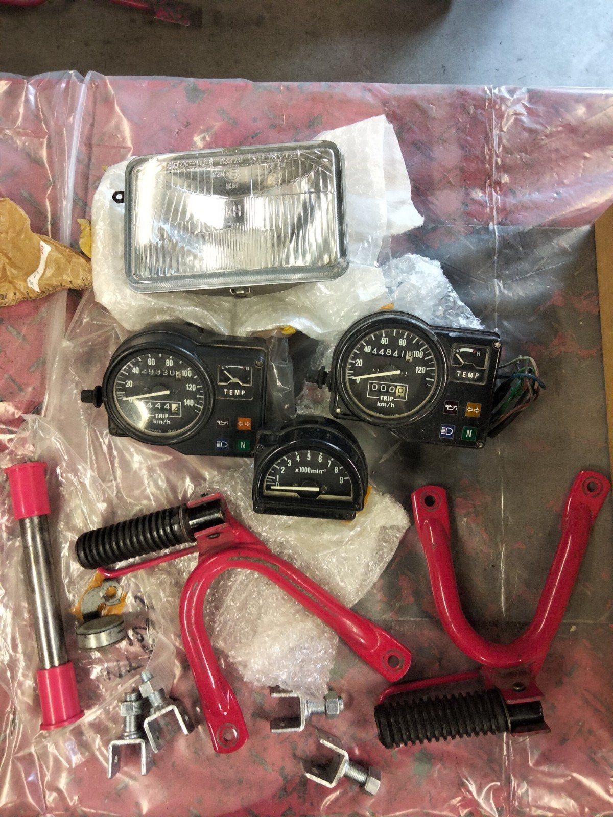 Honda MTX 125/200 onderdelen - Koplamp, tellers, etc., Motoren, Ophalen of Verzenden, Gebruikt