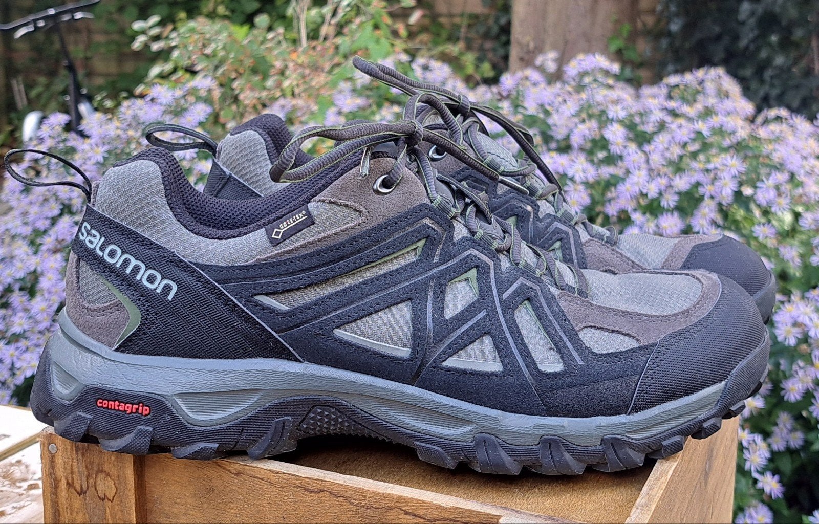 Salomon Evasion 2GTX Gore-Tex wandelschoenen maat 10.5, Ophalen of Verzenden, Zo goed als nieuw, Schoenen