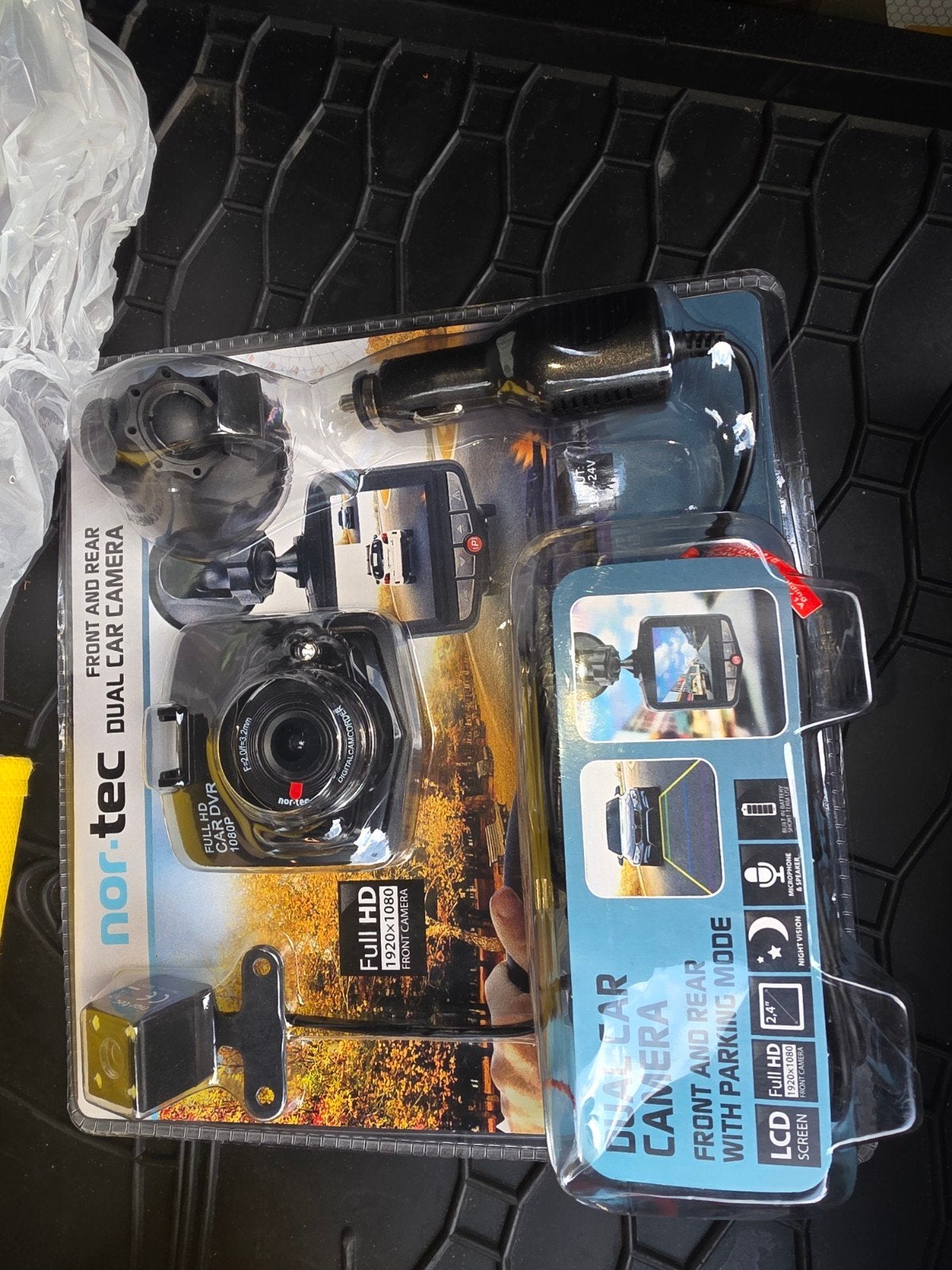 Nor-tec Dual Dashcam Full HD met parkeermodus, Ophalen, Nieuw