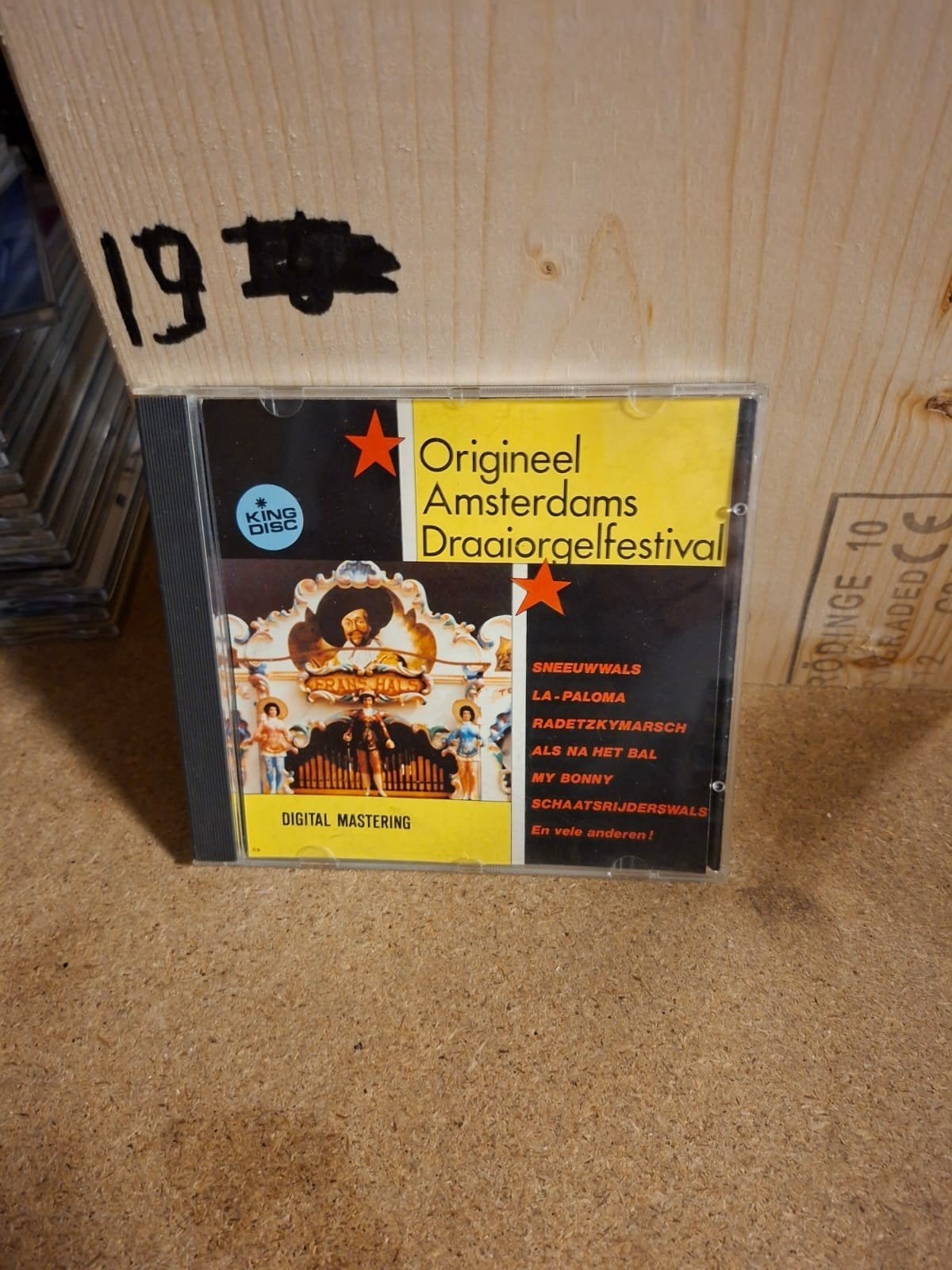 Origineel Amsterdams Draaiorgelfestival CD - King Disc, Ophalen of Verzenden