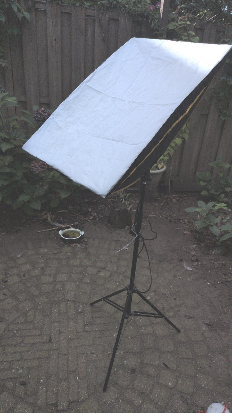 2 Stuks Hakutatz Softbox met Statief - Perfect voor Studiofo, Audio, Tv en Foto, Lamp of Flitsset, Gebruikt, Inclusief softbox