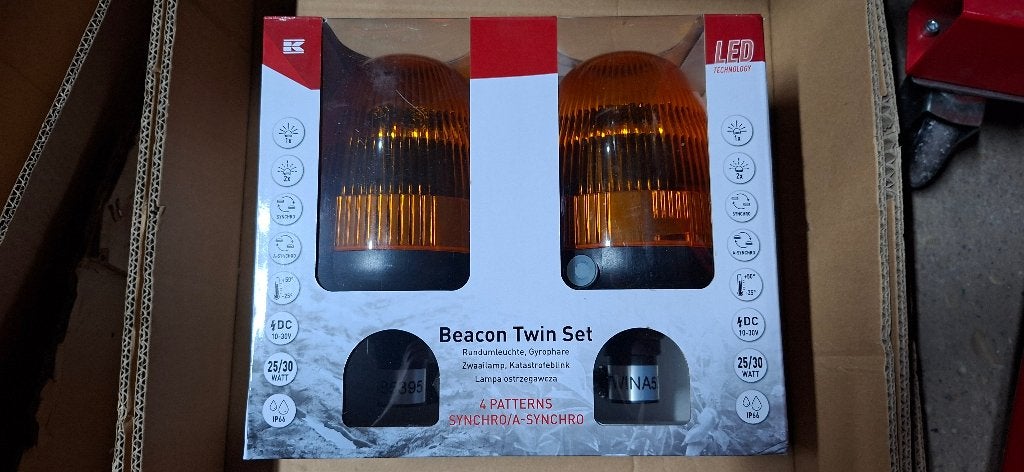 Led zwaailampen 12/24v twin set, Ophalen of Verzenden, Nieuw