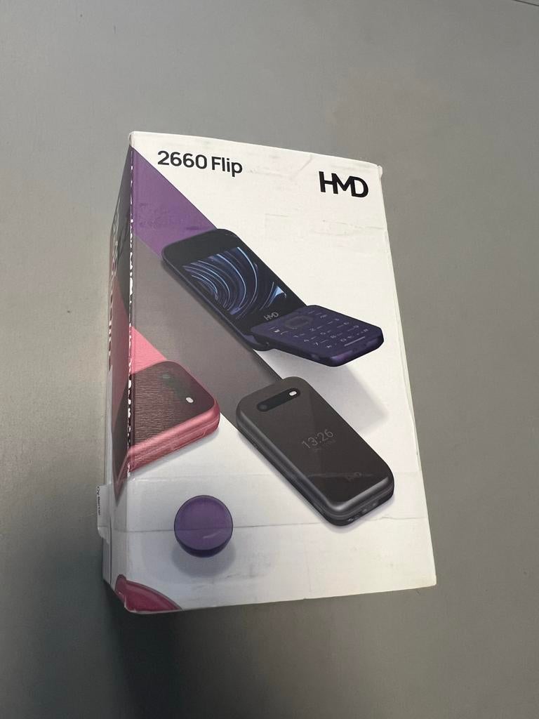 Nokia 2660 Flip - Nieuw in doos, Telecommunicatie, Mobiele telefoons | Nokia, Zwart, Fysiek toetsenbord, Nieuw, Inklapmodel