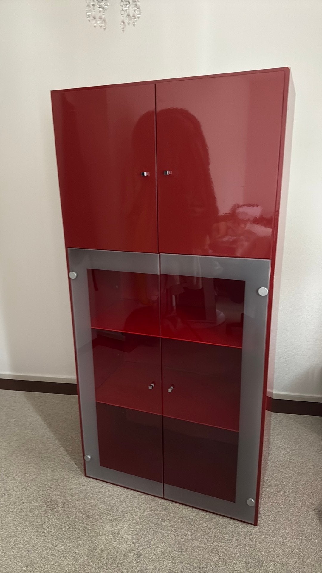 Vitrinekast, Huis en Inrichting, Ophalen, 50 tot 100 cm, 150 tot 200 cm, 25 tot 50 cm