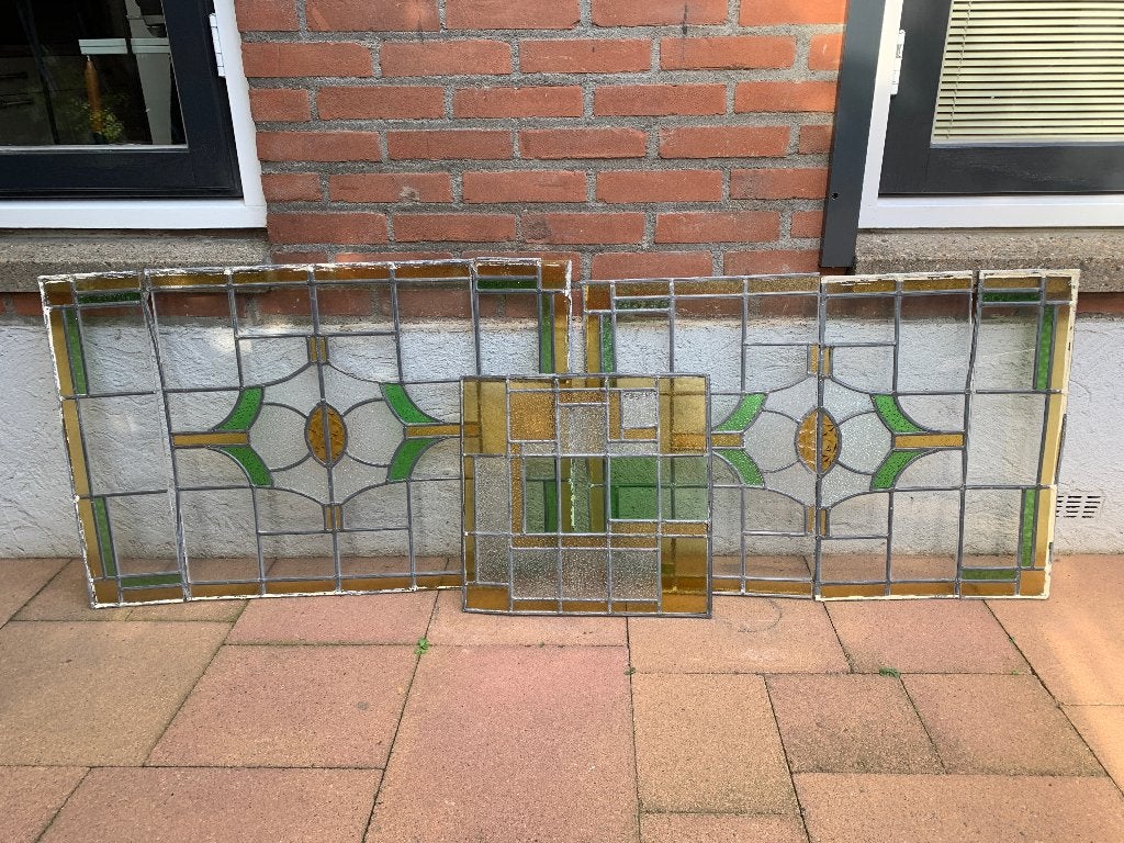 Glas in lood ramen, Ophalen, Gebruikt, 80 tot 120 cm, Overige typen