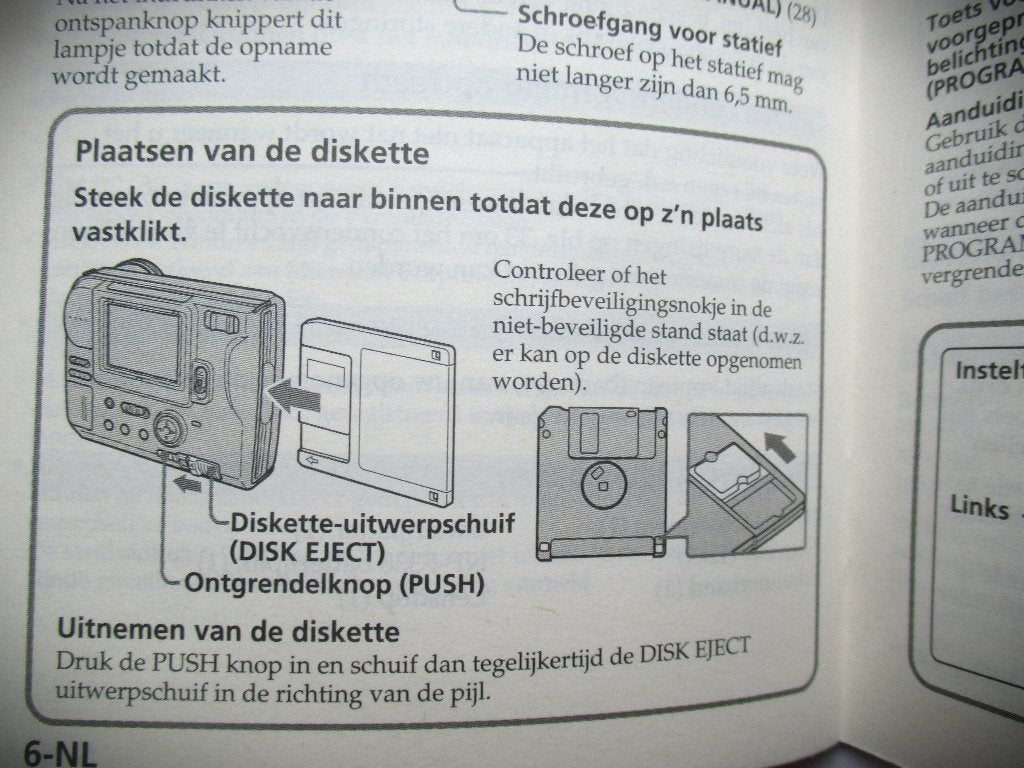 Foto 14 van Sony Mavica Digital MVC-FD71~Vintage Camera jrn 90 + Oplader