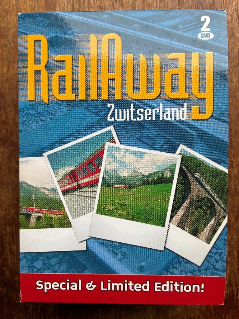 Rail Away Railaway Zwitserland Special 2-DVD ; docu DVD, Cd's en Dvd's, Dvd's | Documentaire en Educatief, Alle leeftijden, Ophalen of Verzenden