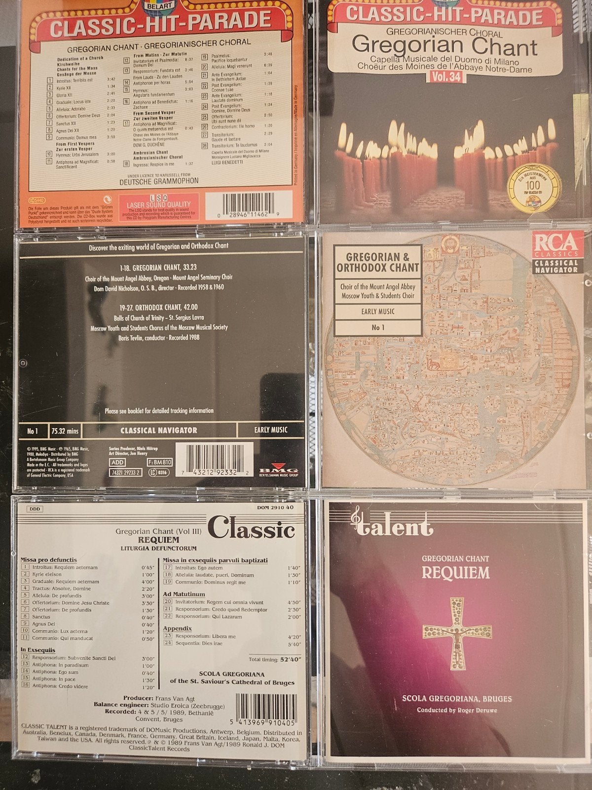 12 Gregoriaanse Gezangen CD's - Topconditie, Cd's en Dvd's, Ophalen of Verzenden, Zo goed als nieuw, Vocaal