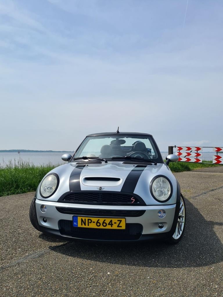 Mini 1.6 16V Cooper S Cabrio 2005 Grijs, Auto's, Mini, Particulier, Cooper S, ABS, Airbags, Airconditioning, Alarm, Bluetooth