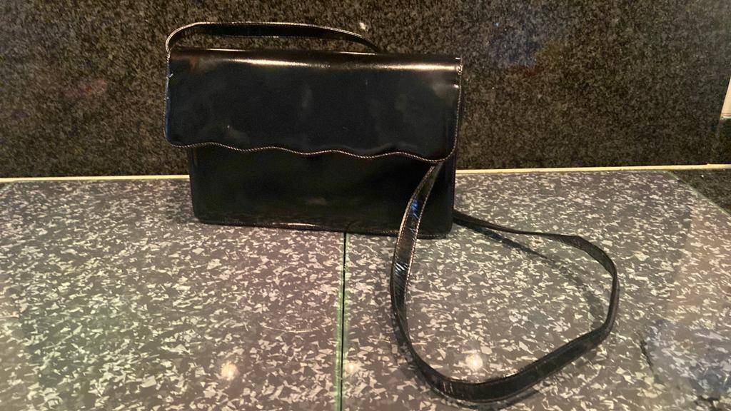 Bally tas design, Ophalen of Verzenden, Zo goed als nieuw, Zwart, Handtas
