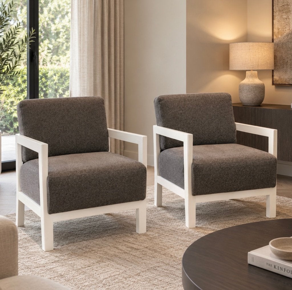 Piet Boon stoel fauteuil twv € 1150,00 2 x showroommodel, Info@pietboon.nl, Minder dan 75 cm, Nieuw, Ophalen of Verzenden