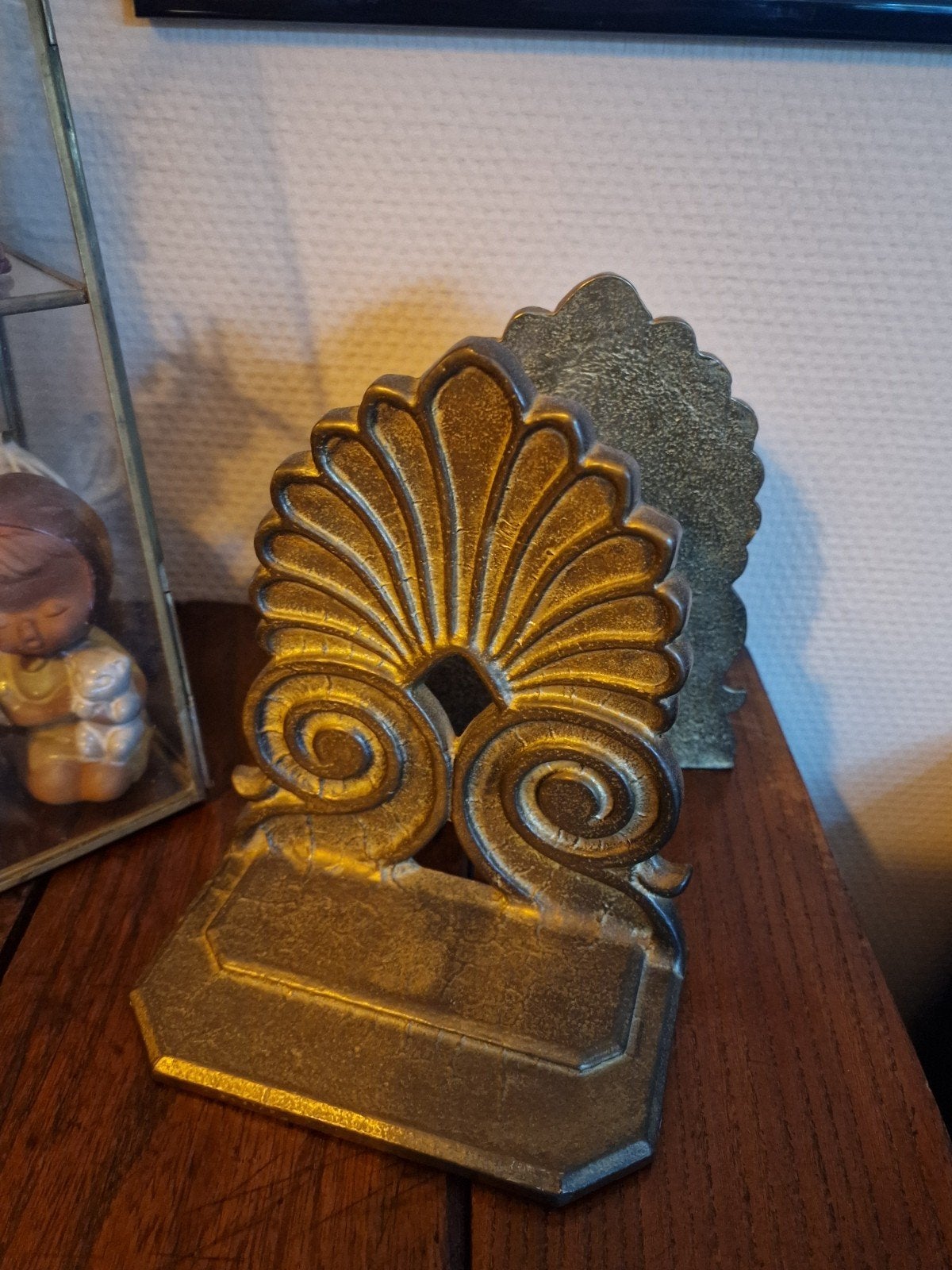 2 messing boeken steunen, Ophalen of Verzenden