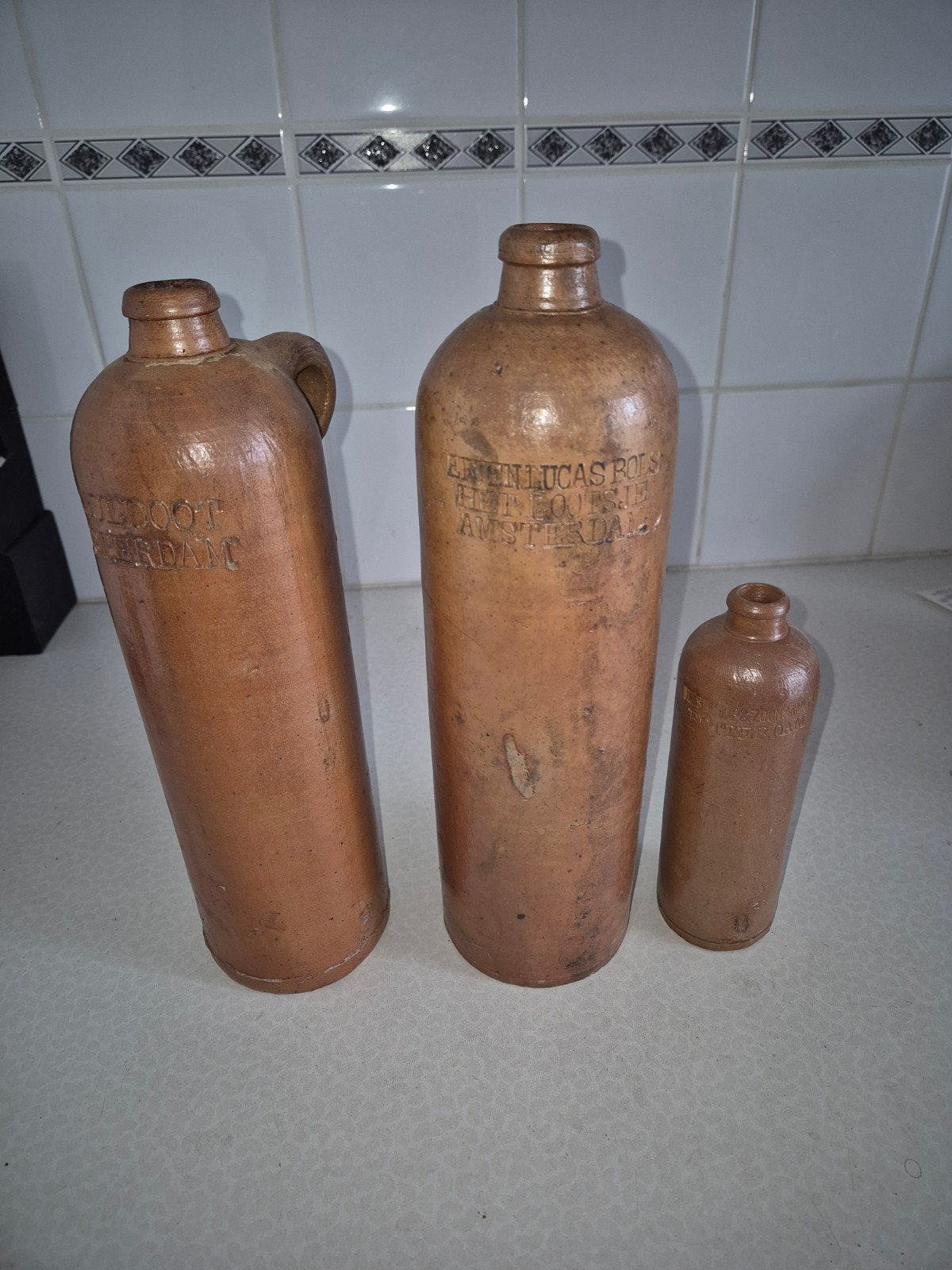 Leuke voor de verzamelaar doe het weg inverband met kleiner, Ophalen of Verzenden, Zo goed als nieuw, Overige kleuren, Glas