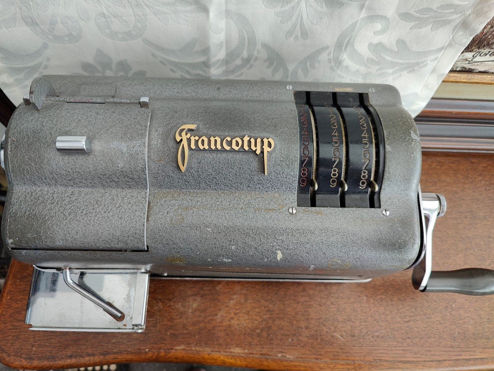 Vintage Francotyp frankeermachine - Decoratief object, Ophalen