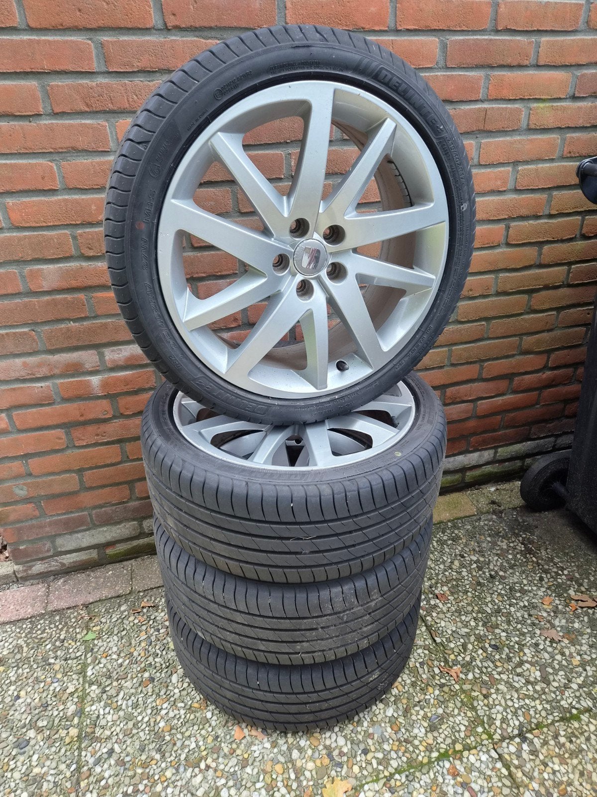Tagus 17-inch lichtmetalen velgen 5x100 met nieuwe banden, Auto-onderdelen, Ophalen, 215 mm, Velg(en), Nieuw