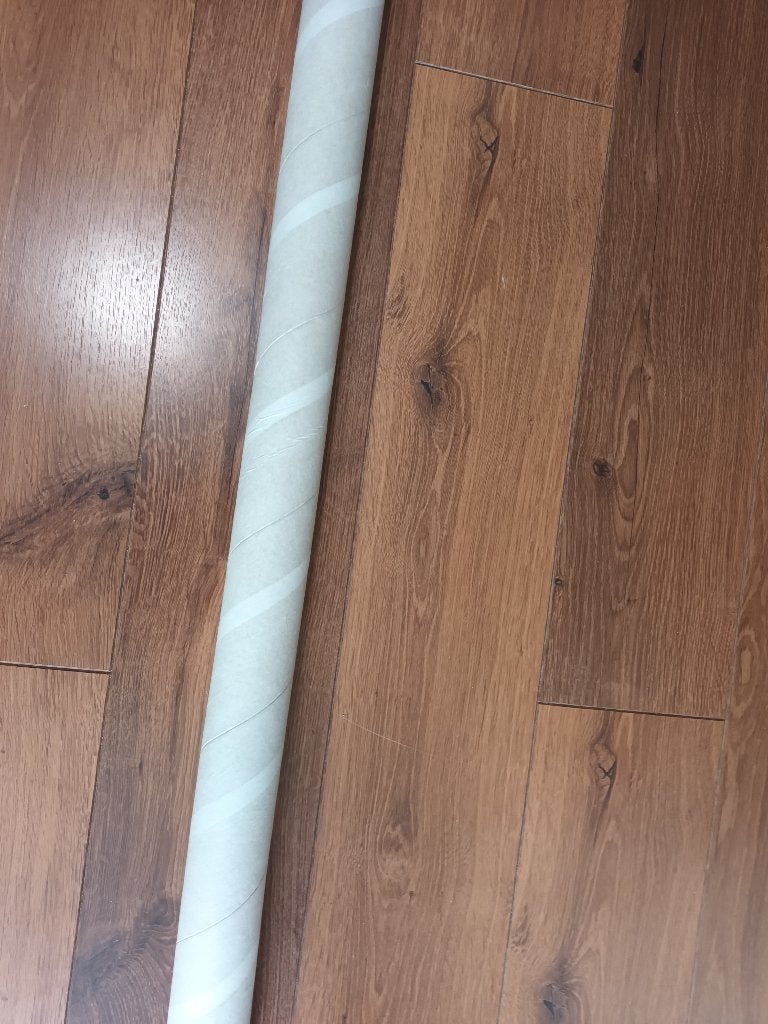 Stevige kartonnen rol 199 cm karton stevig buis 5.5 cm 7mm, Ophalen, Gebruikt, Papier of Karton, Knutselmateriaal