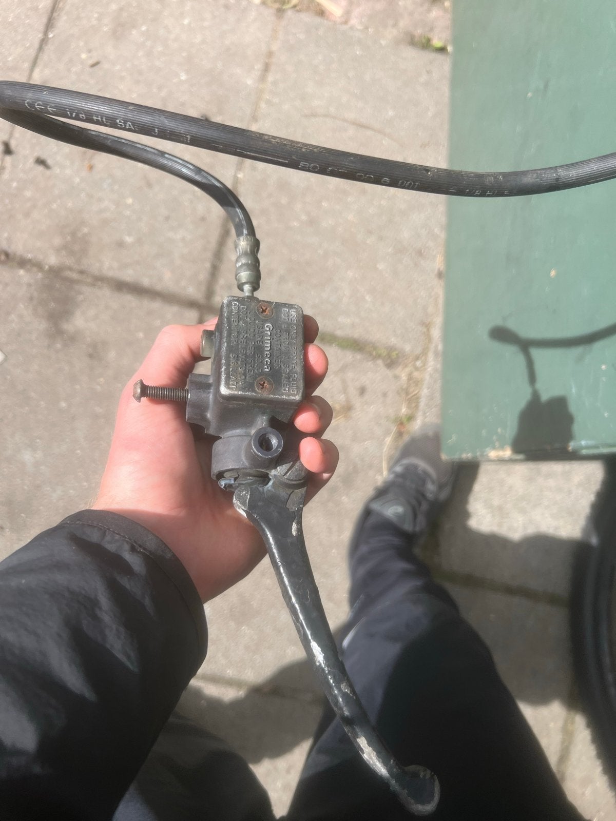 Piaggio remklauw en remhendel set, Ophalen of Verzenden, Gebruikt, Overige typen, Piaggio