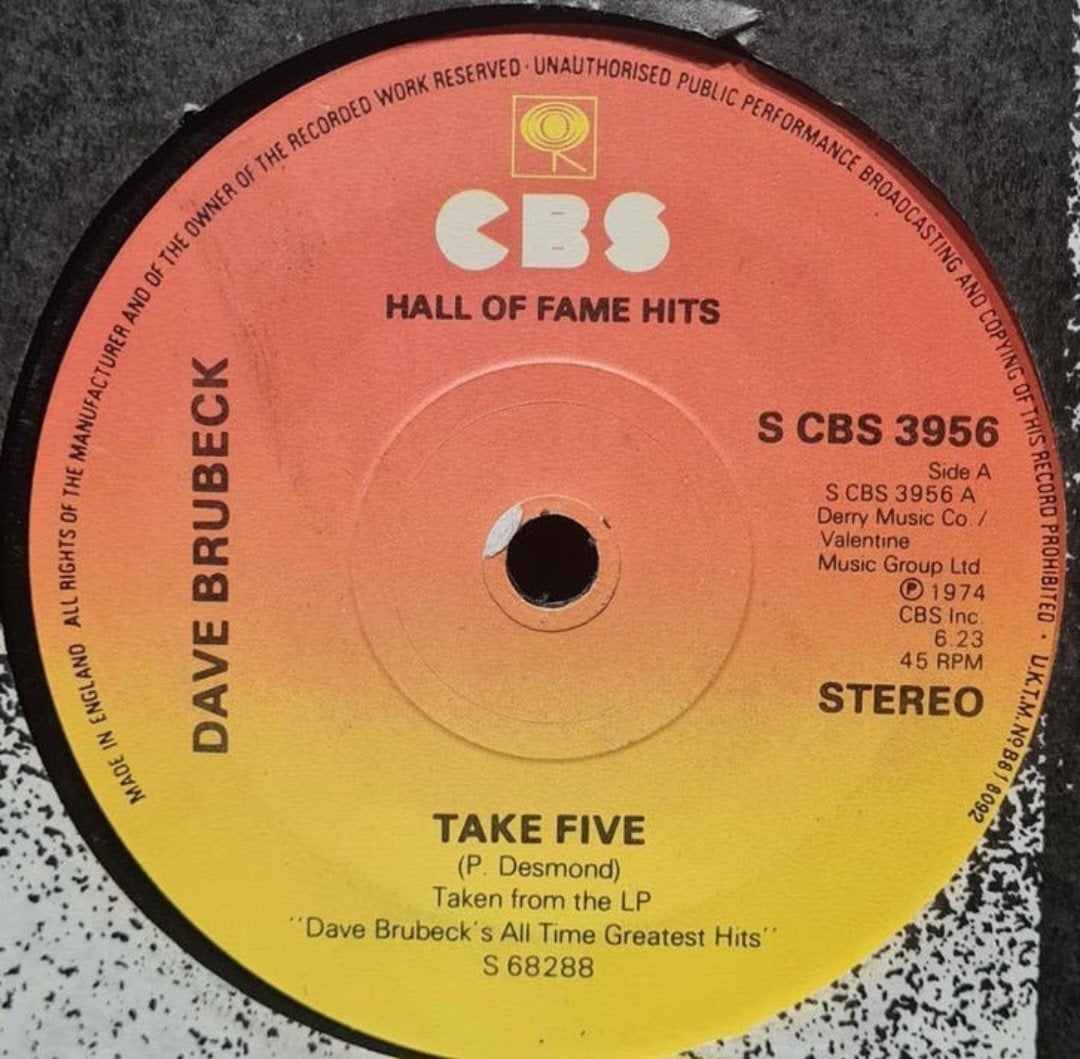 DAVE BRUBECK - TAKE FIVE, Ophalen of Verzenden, Gebruikt
