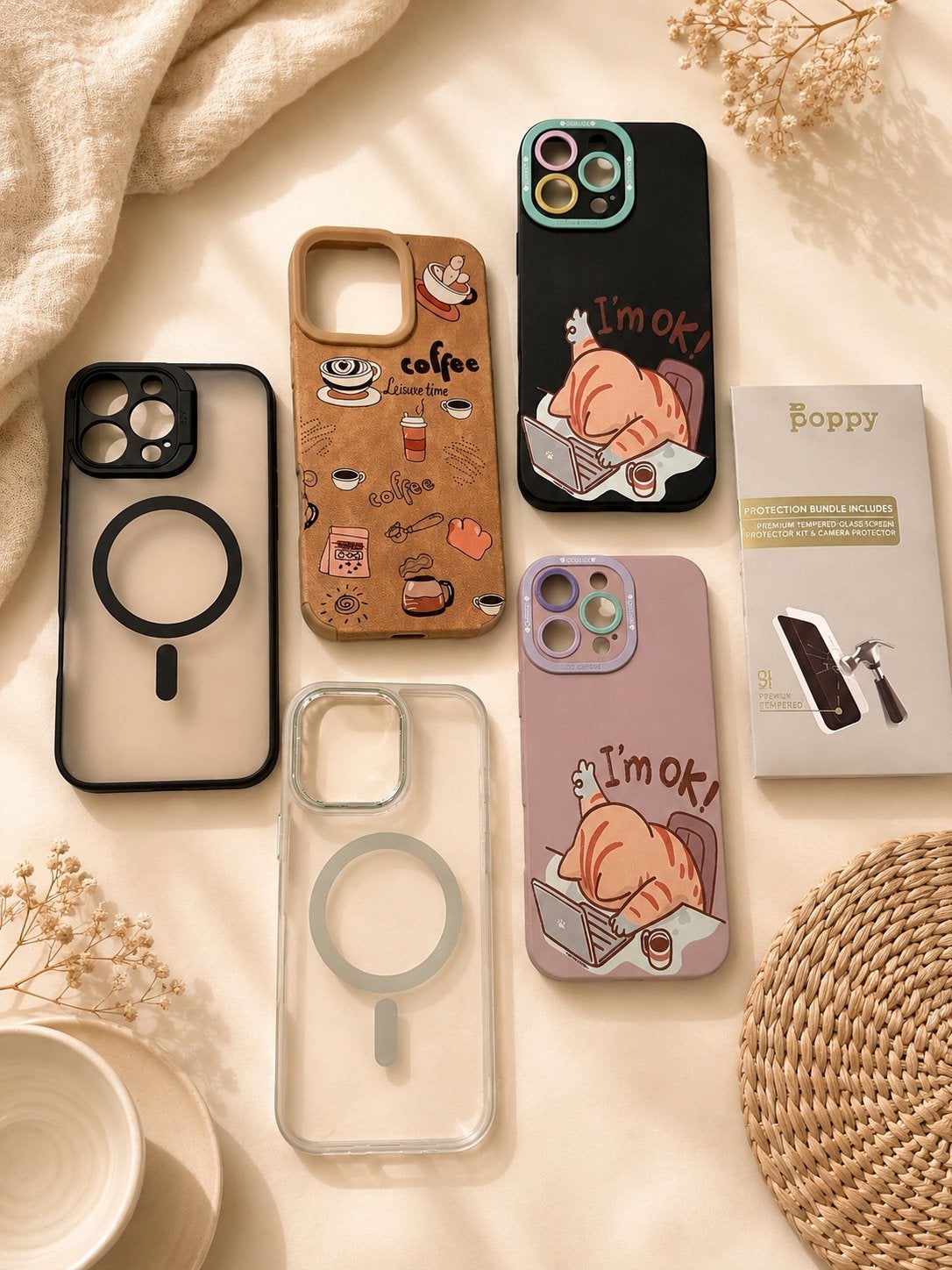 Iphone 16 ProMax Cases plus Screen Protector, Ophalen, Zo goed als nieuw