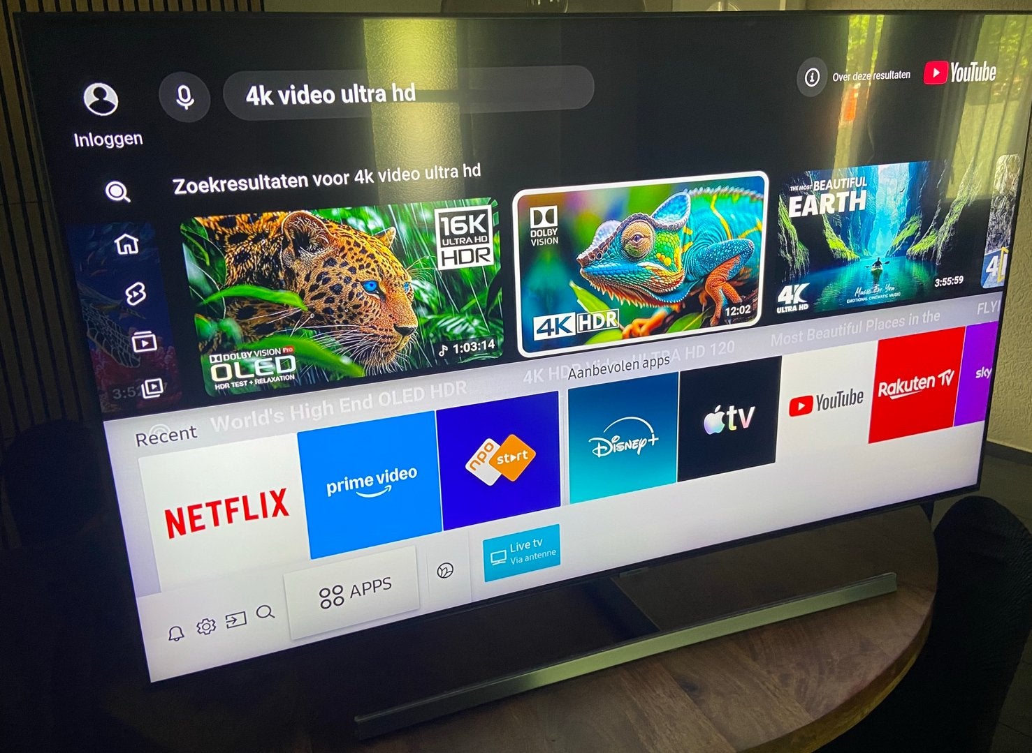Samsung 55 inch Qled 4k smart tv, 120 Hz, Ophalen of Verzenden, Zo goed als nieuw, Samsung